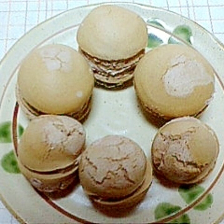 ナッツフリーのマカロン ココア味 レシピ 作り方 By Yukiusagi17 楽天レシピ